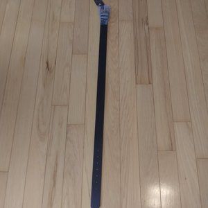 NWOT firenze  mens black leather belt size 32